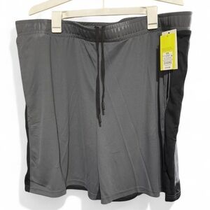 Size XXL All in Motion Men's Athletic Shorts in Gray and Black